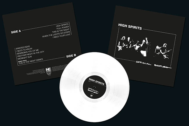 HIGH SPIRITS - Official Bootleg  LP