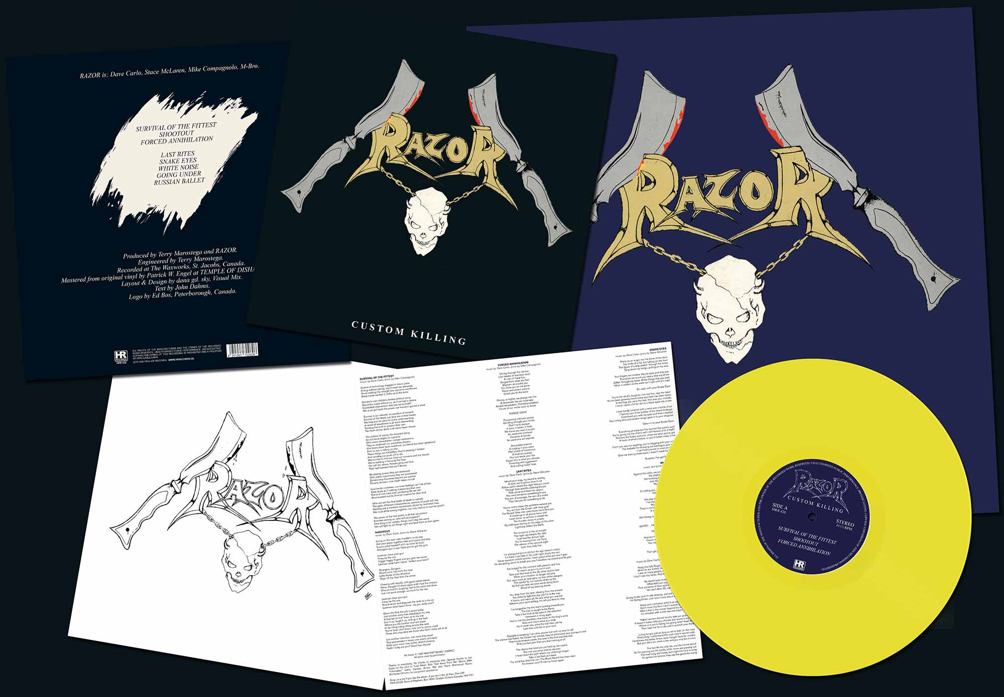 RAZOR - Custom Killing  LP