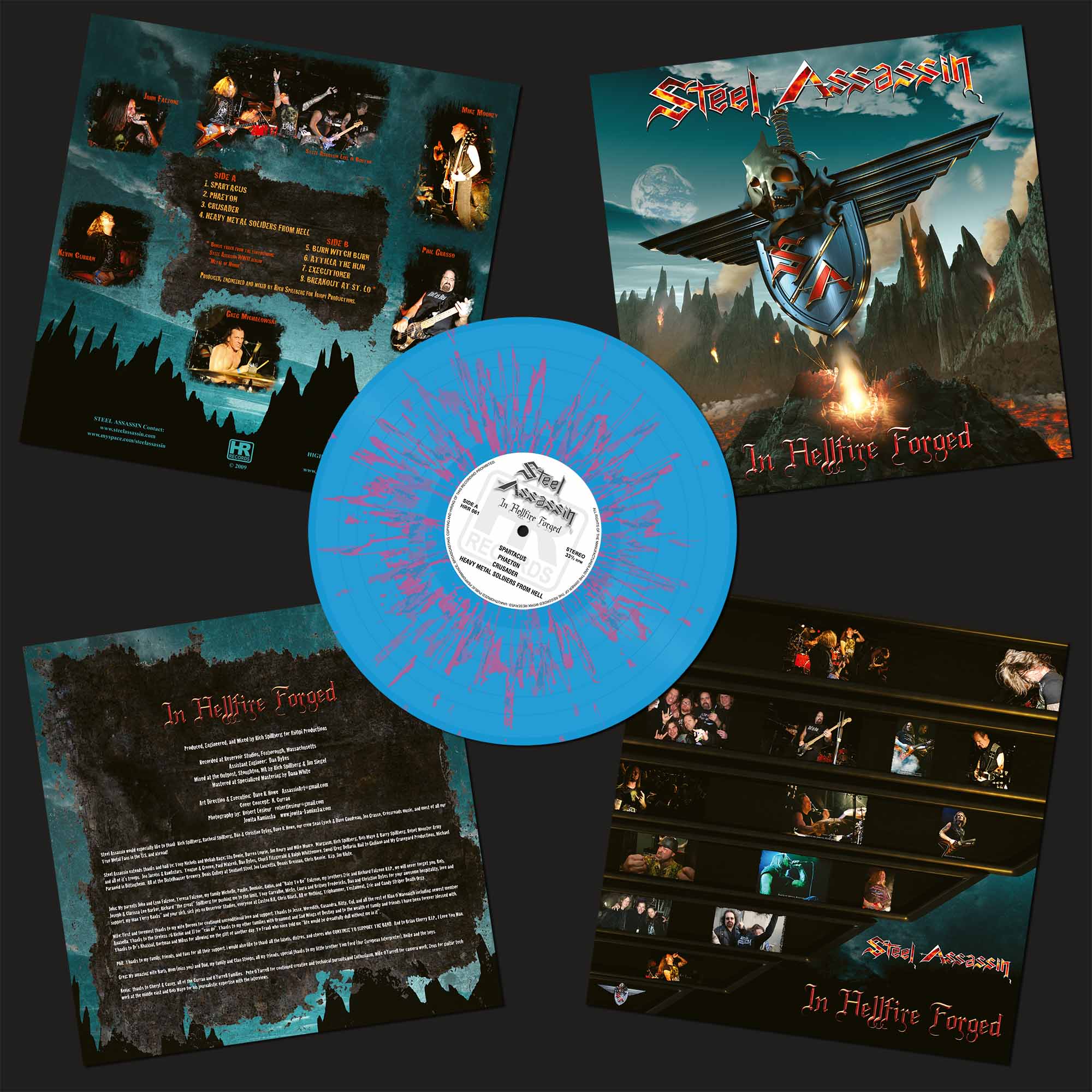 STEEL ASSASSIN - In Hellfire Forged LP
