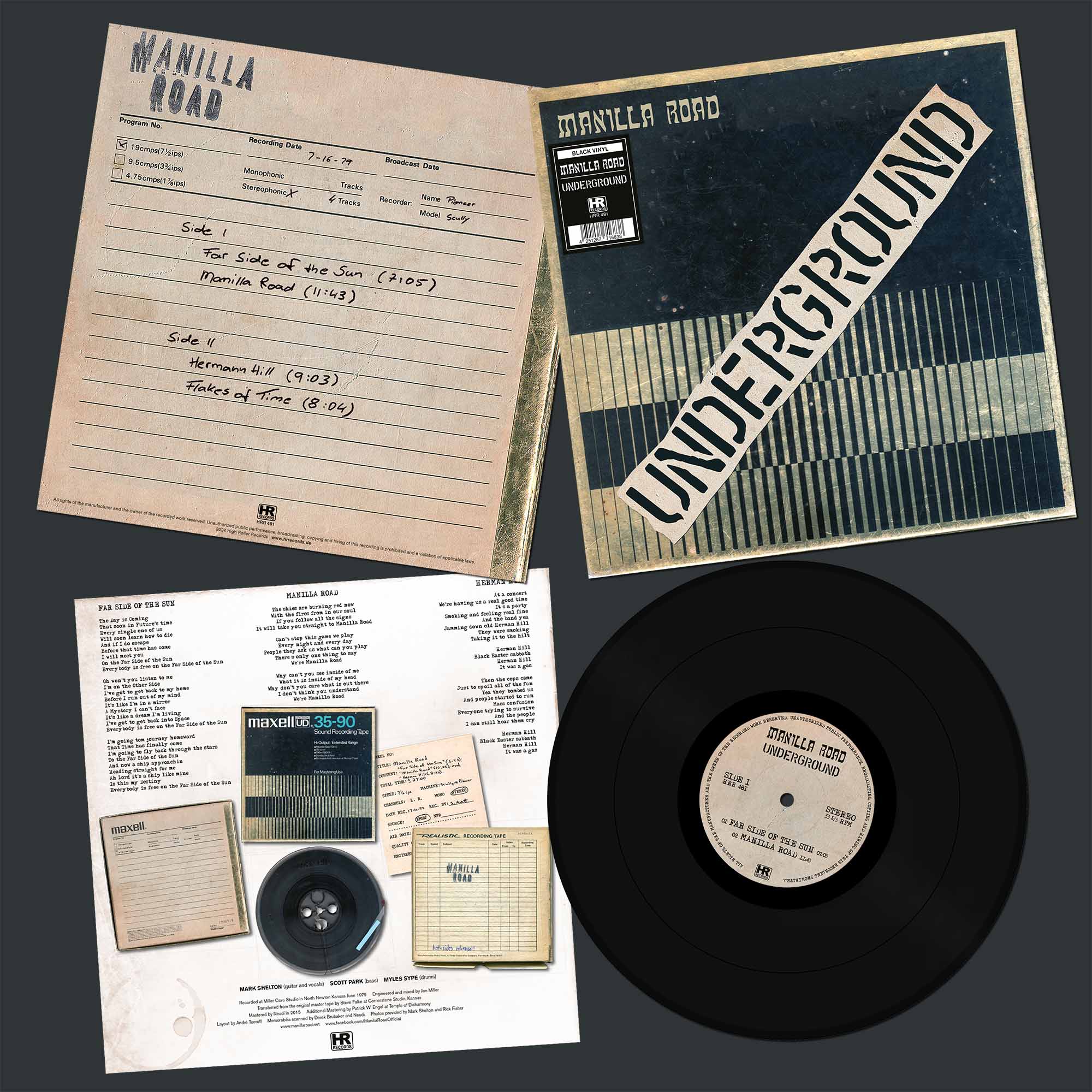 MANILLA ROAD - Underground  LP