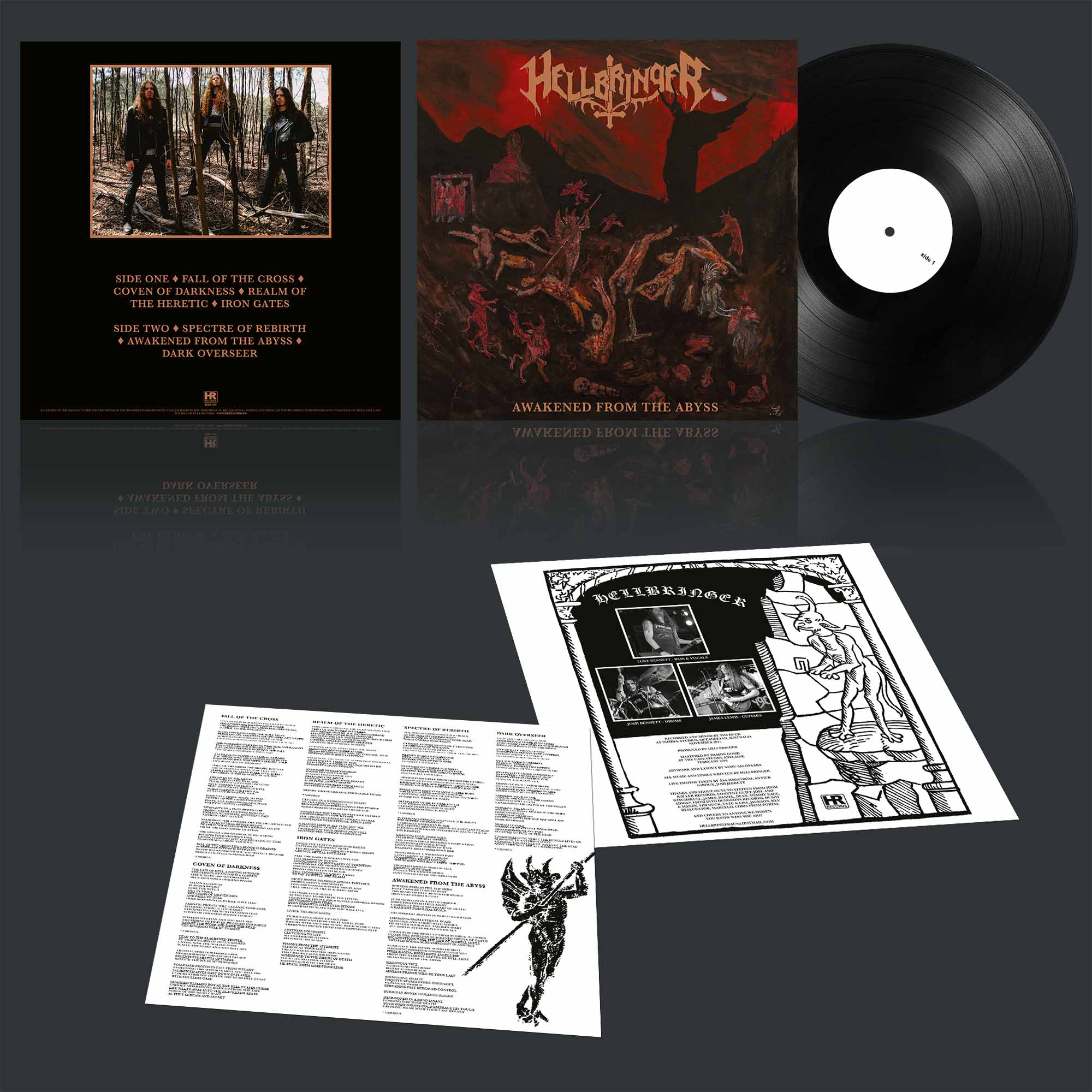 HELLBRINGER - Awakened from the Abyss  LP