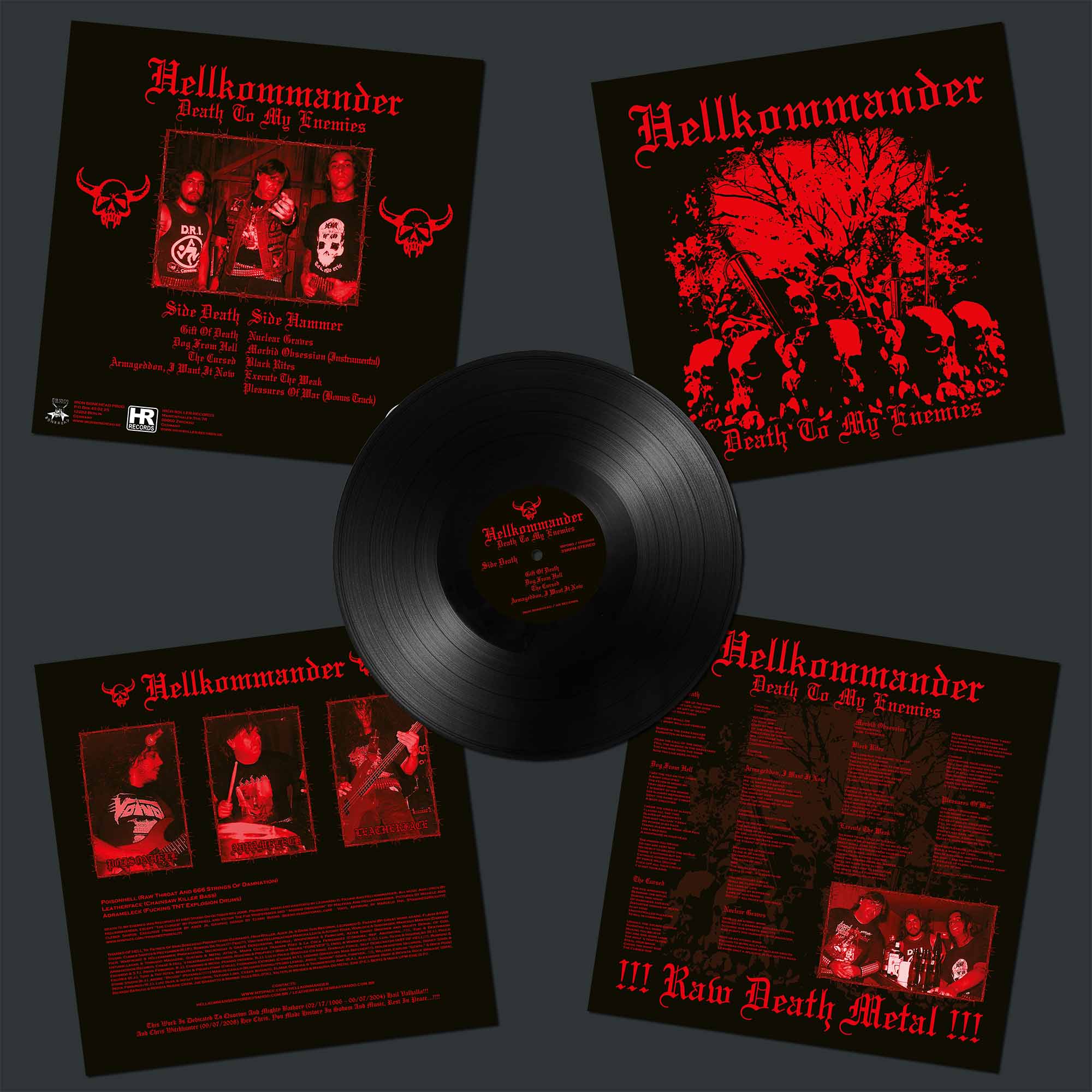 HELLKOMMANDER - Death To My Enemies LP