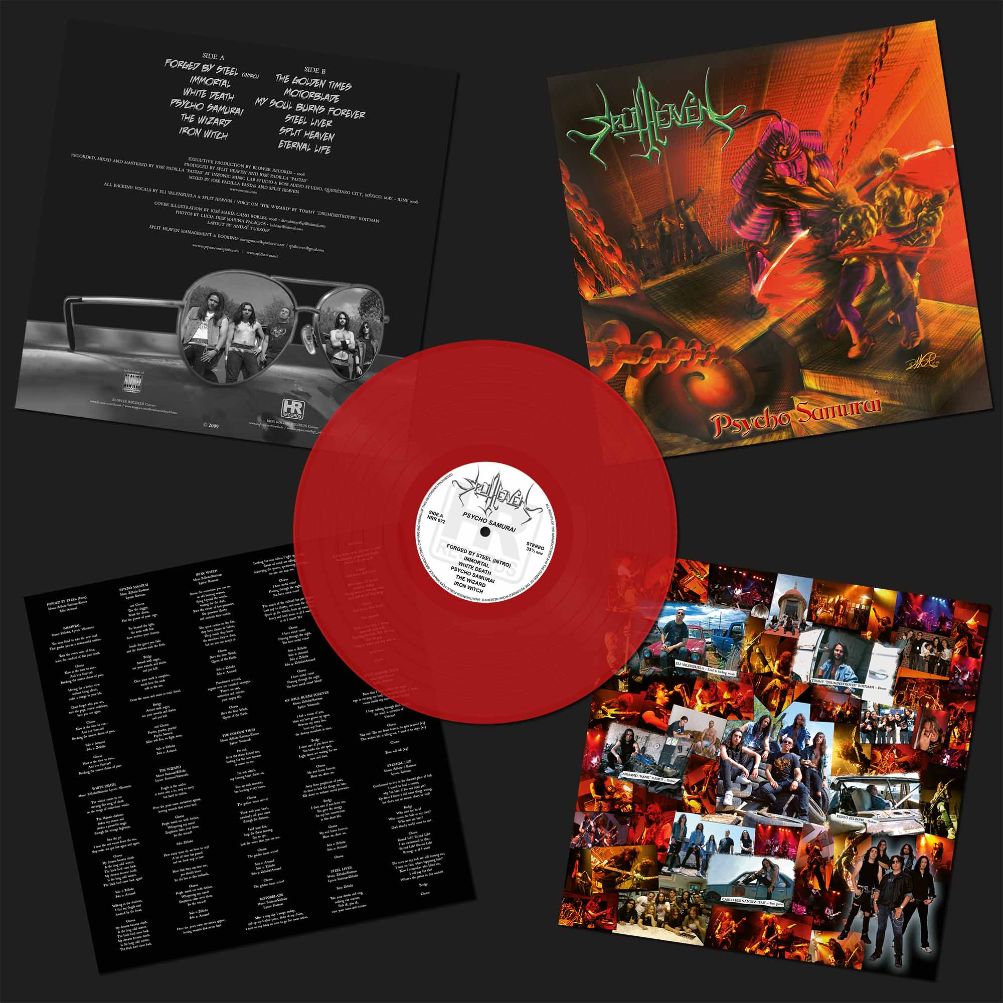 SPLIT HEAVEN - Psycho Samurai LP