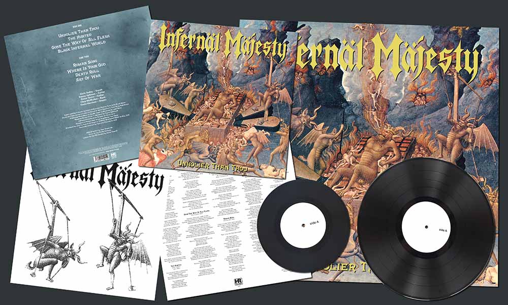 INFERNAL MAJESTY - Unholier than Thou  1998  LP+7