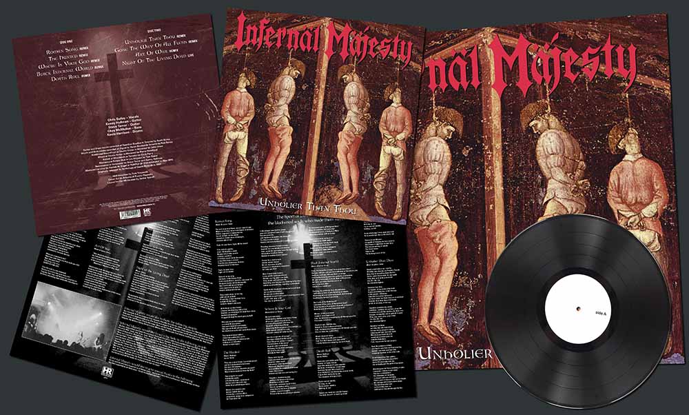 INFERNAL MAJESTY - Unholier than Thou  2001 REMIX  LP