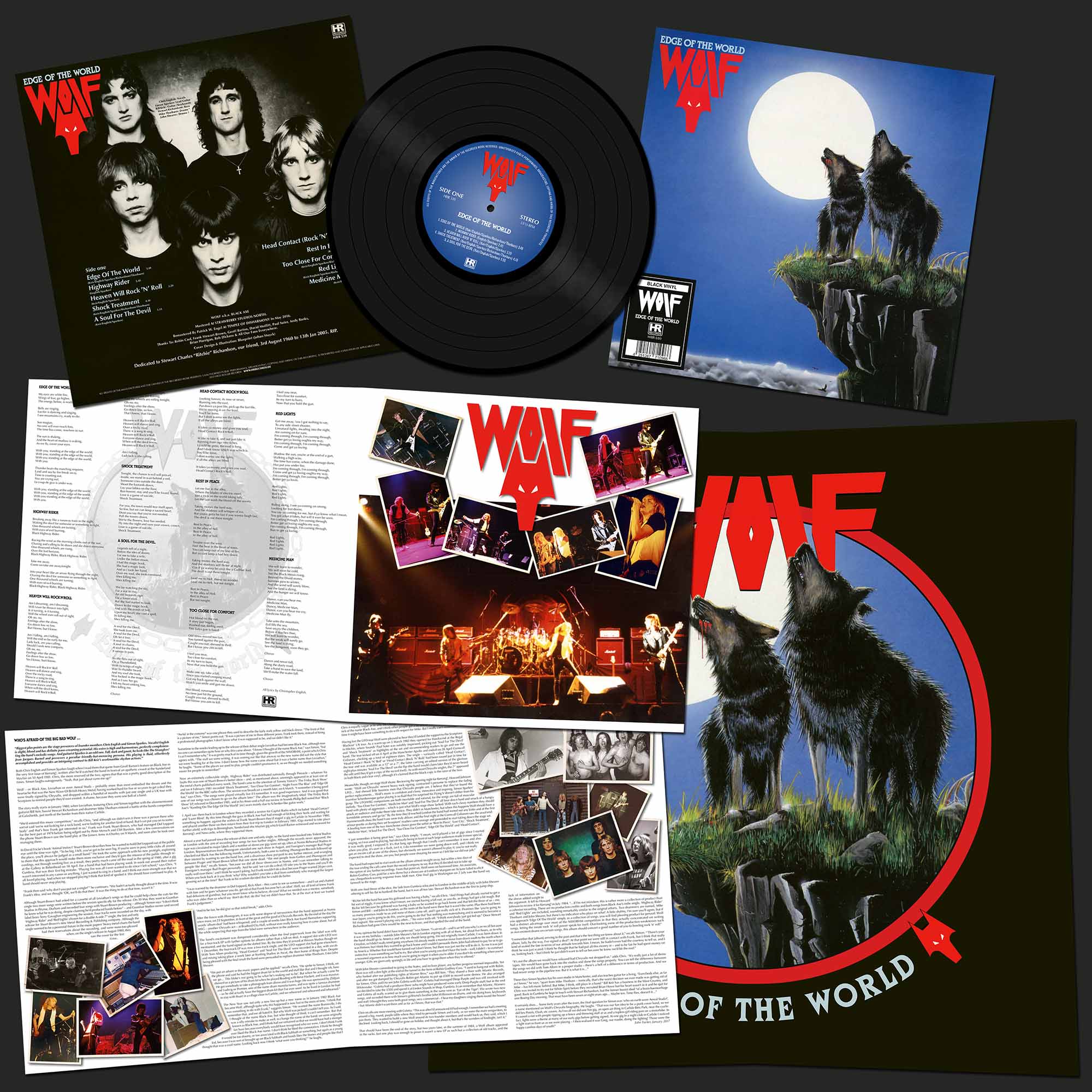 WOLF -  Edge of the World  LP