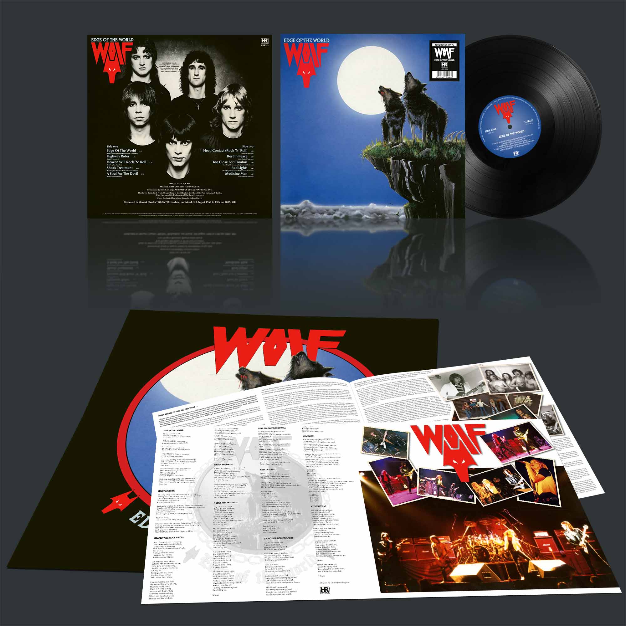 WOLF -  Edge of the World  LP