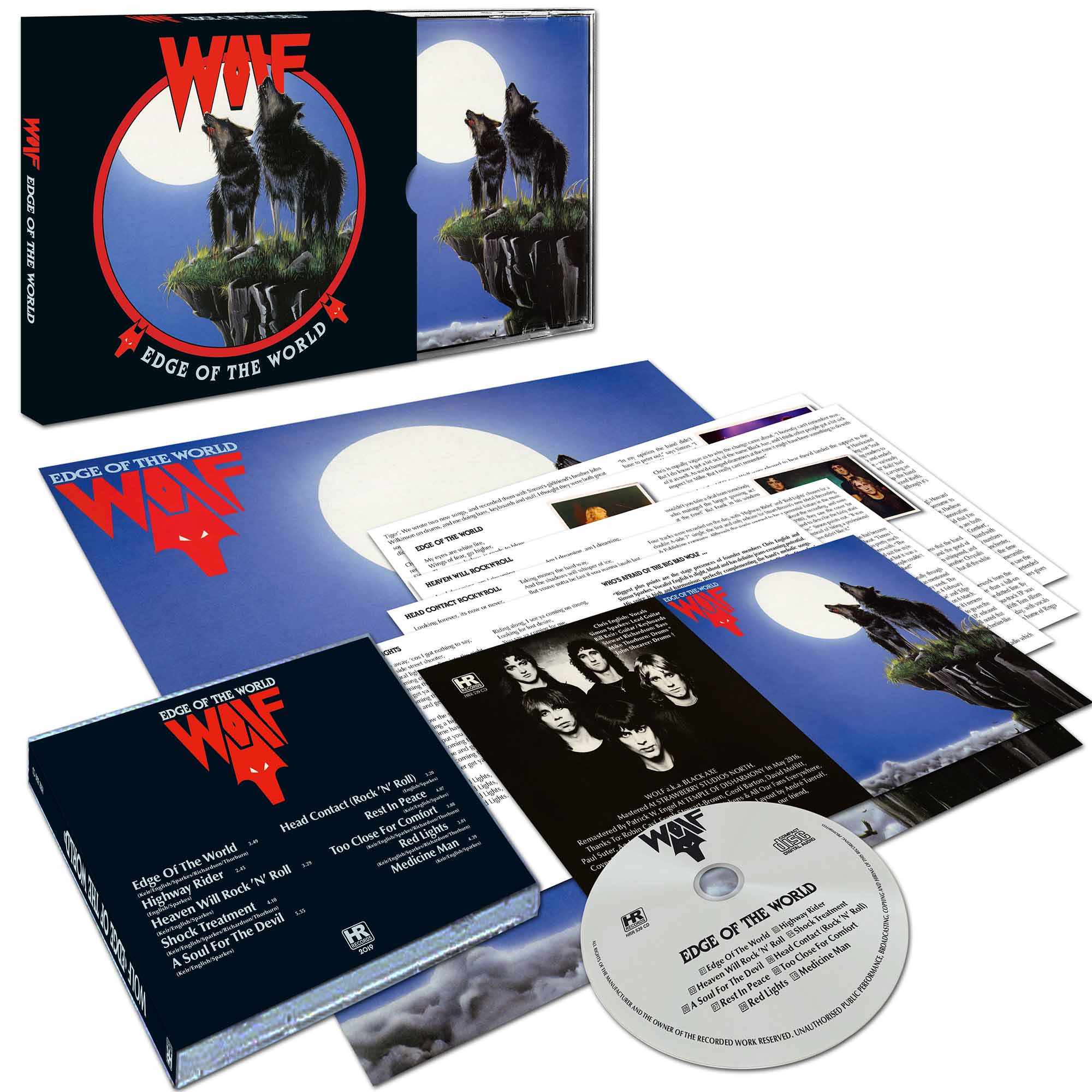 WOLF -  Edge of the World  CD