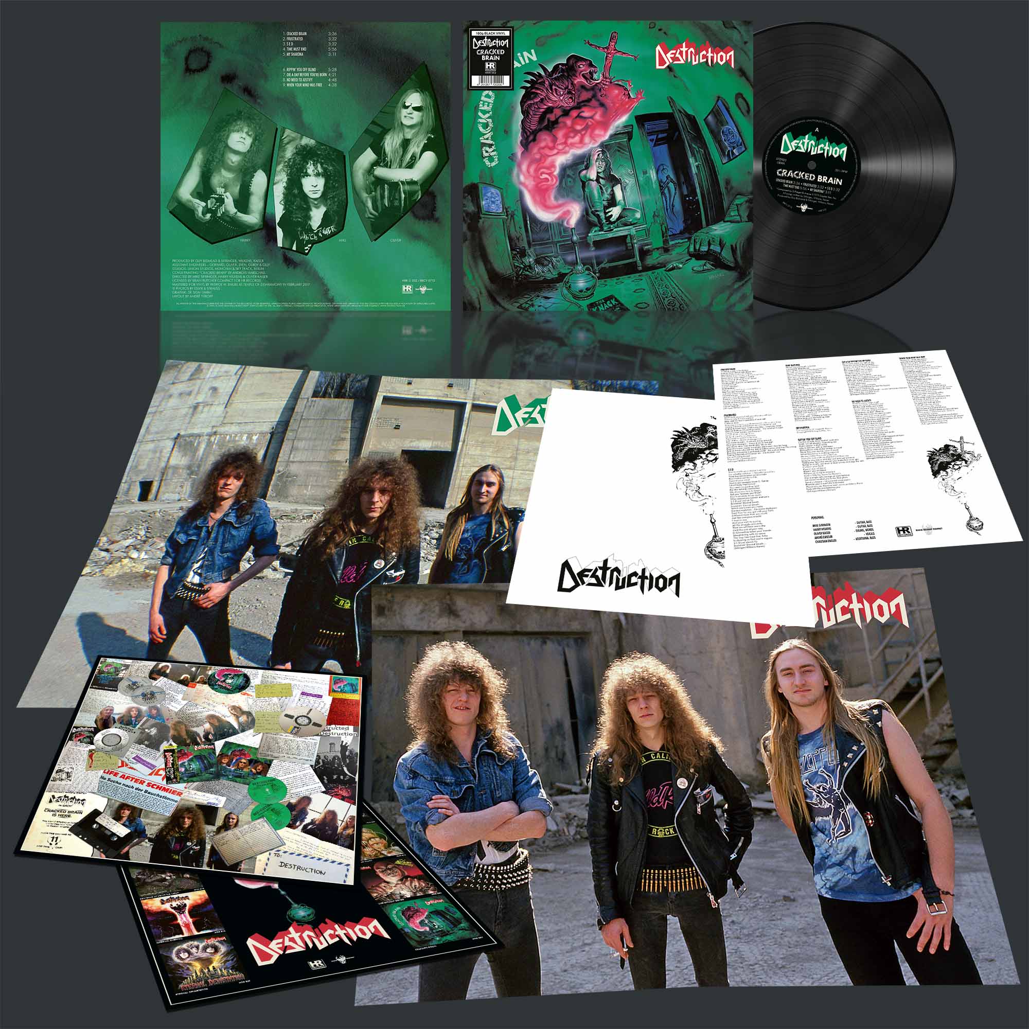 DESTRUCTION - Cracked Brain  LP