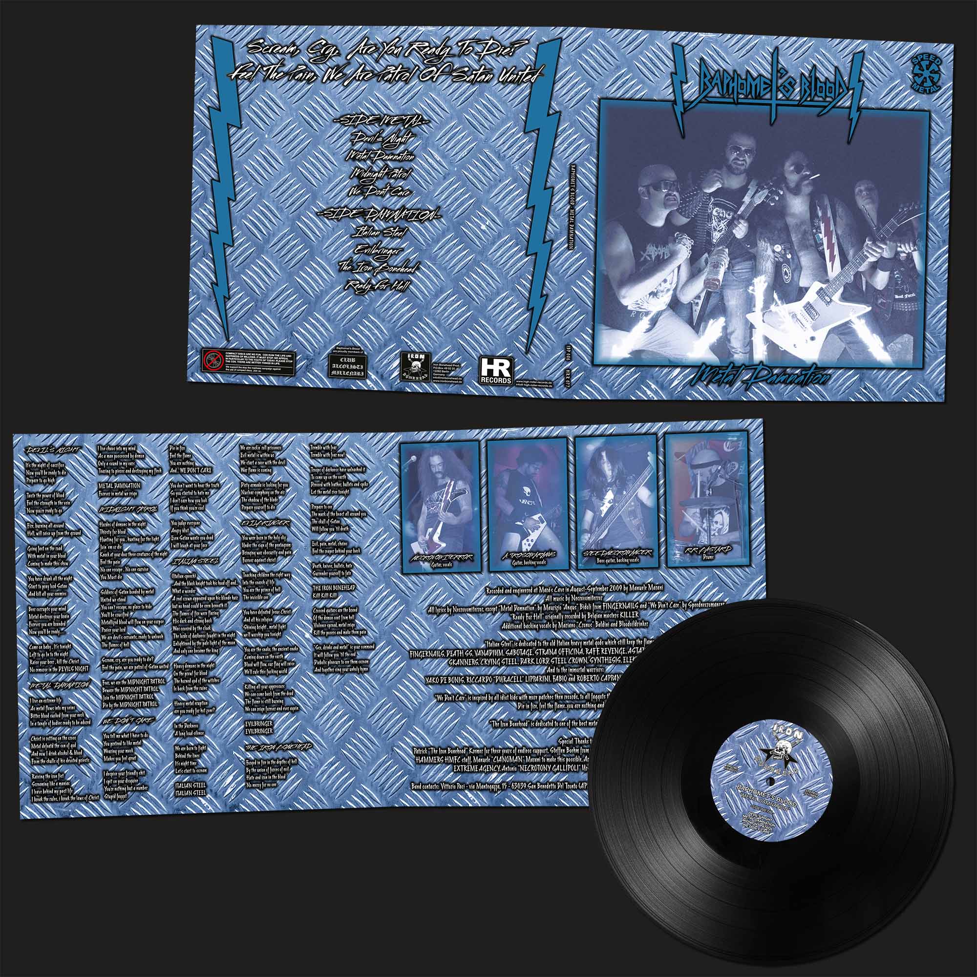 BAPHOMETS BLOOD - Metal Damnation LP