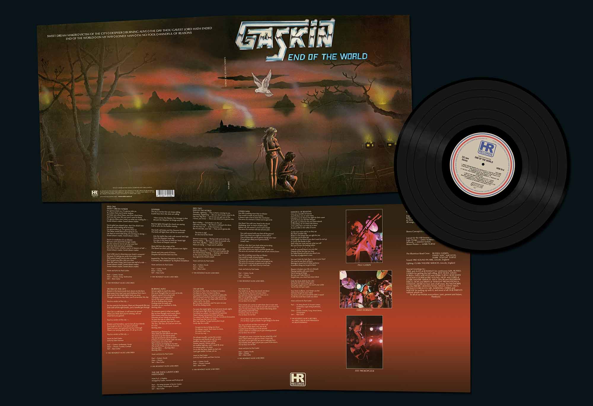 GASKIN - End of the World  LP