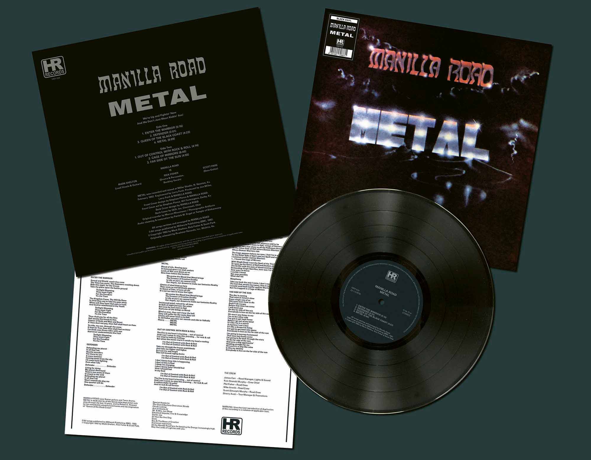 MANILLA ROAD - Metal  LP