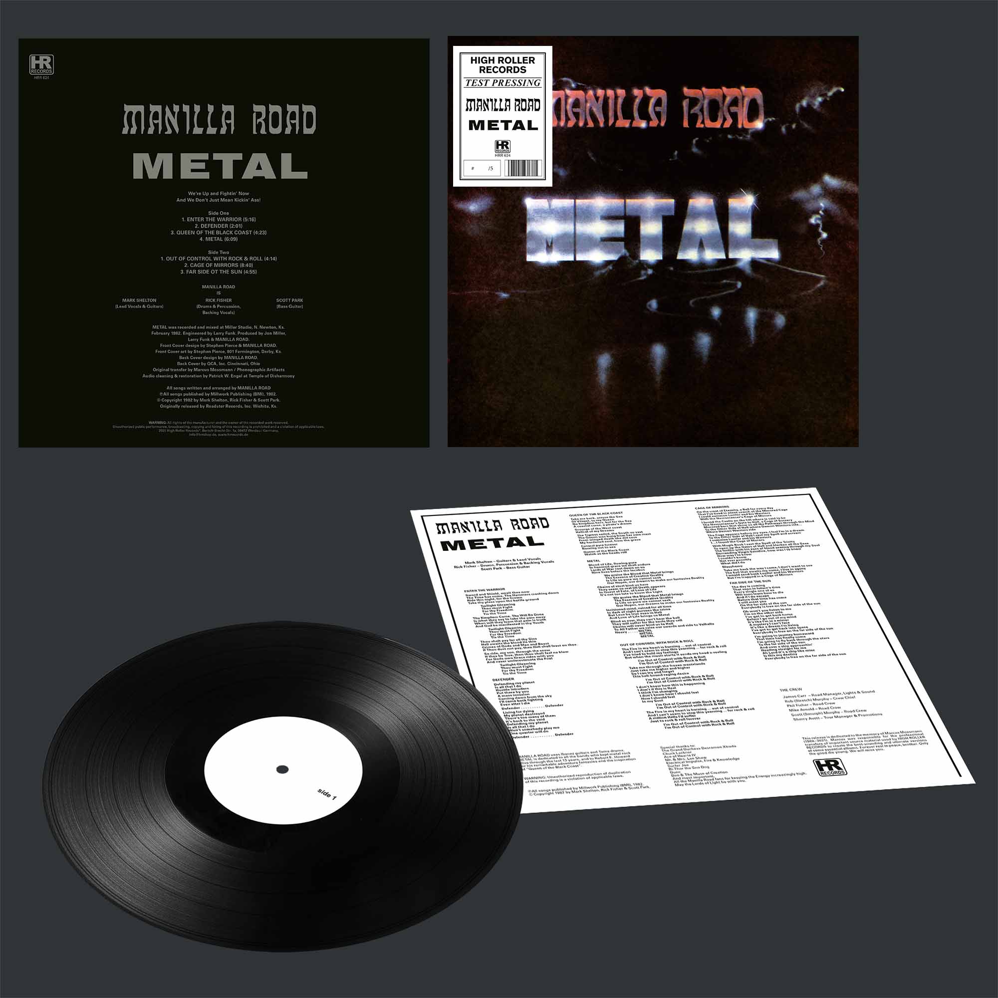 MANILLA ROAD - Metal  LP