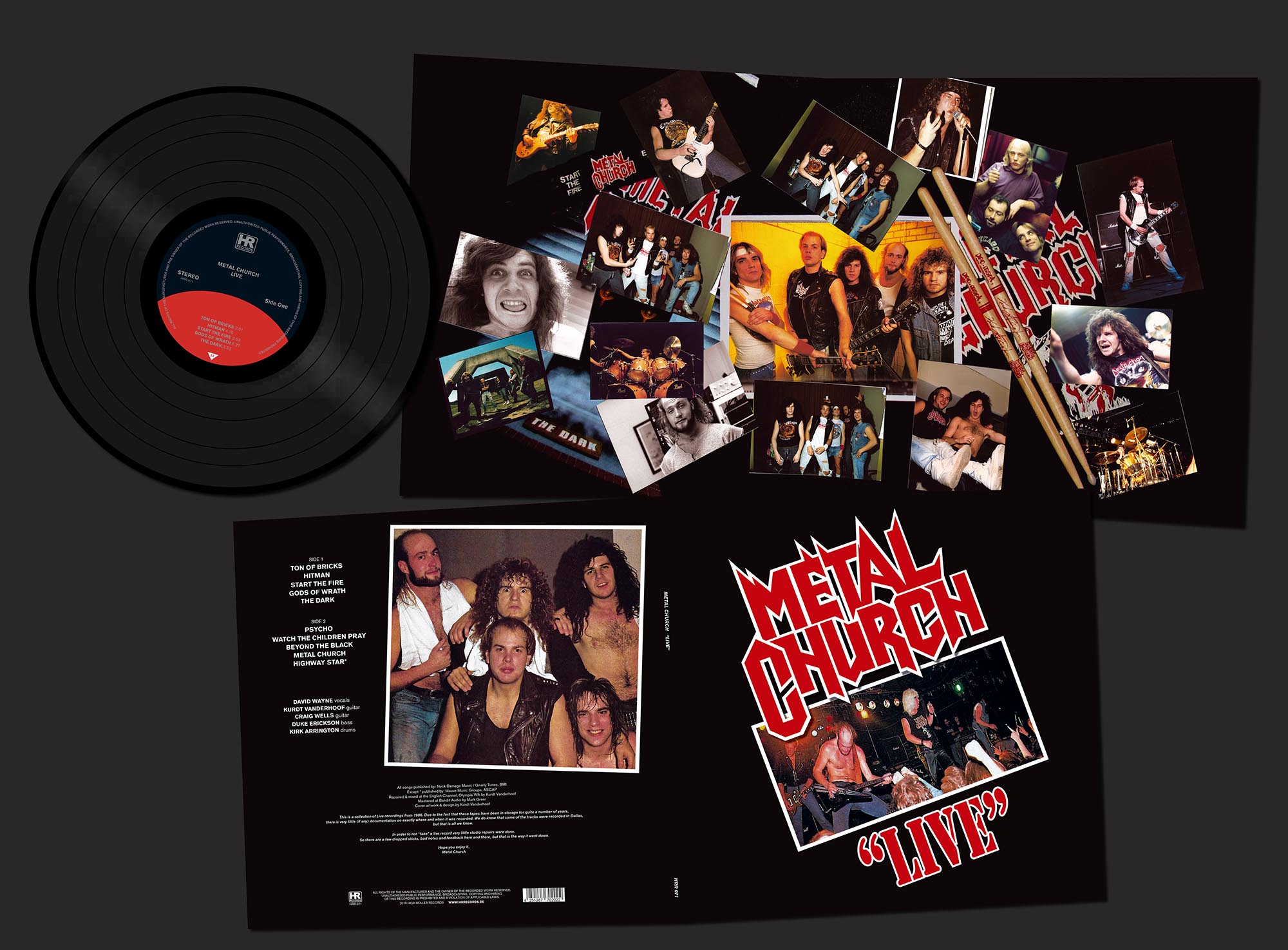 METAL CHURCH - Live 1986 LP