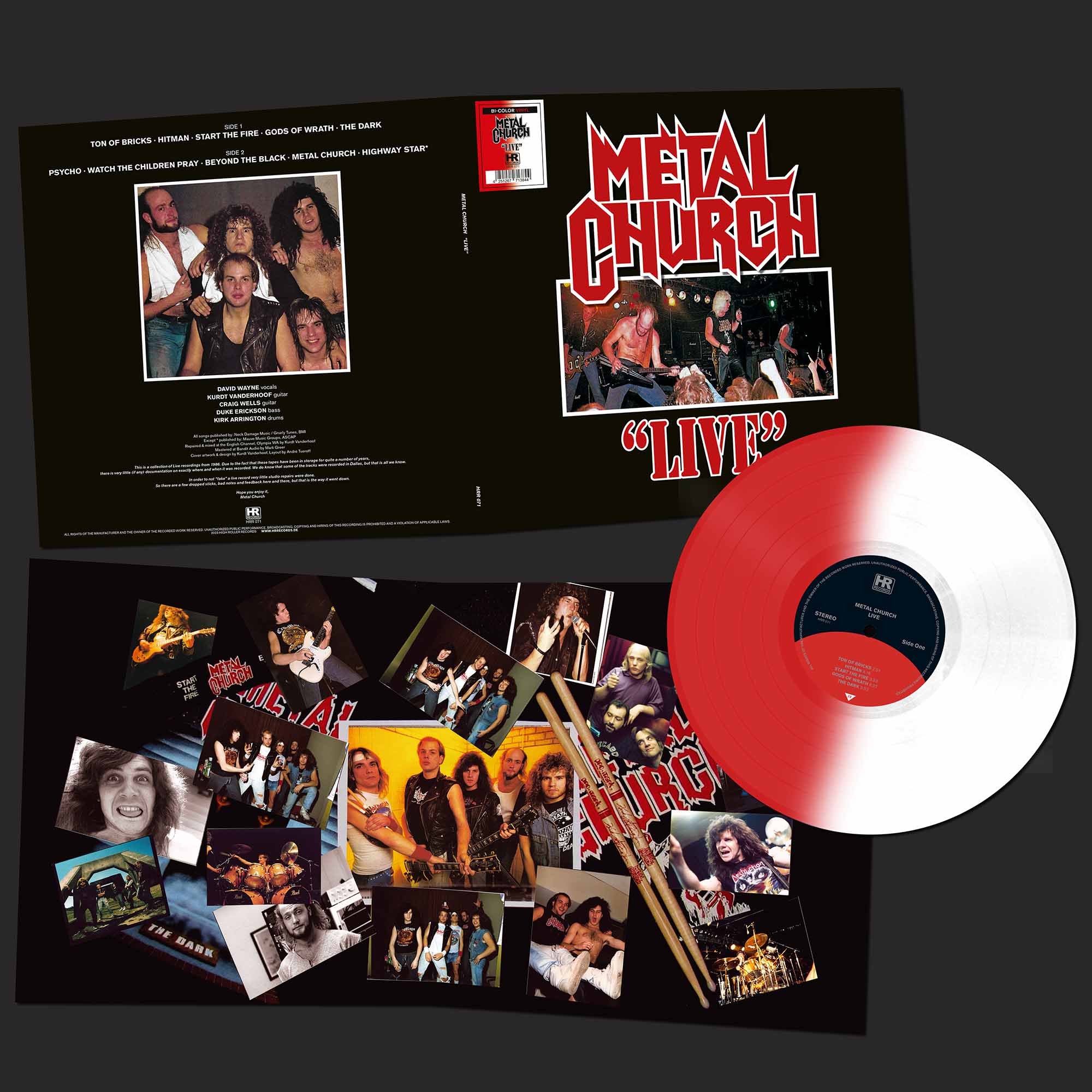 METAL CHURCH - Live 1986 LP