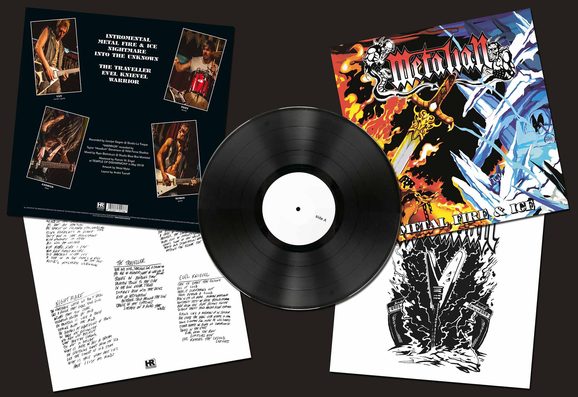 METALIAN - Metal, Fire & Ice  LP
