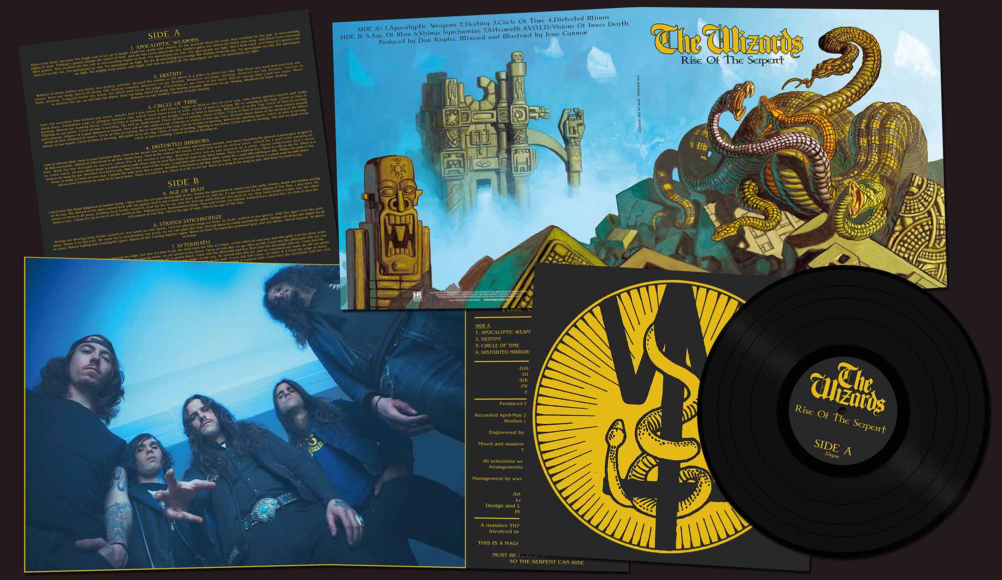 THE WIZARDS - Rise of the Serpent  LP