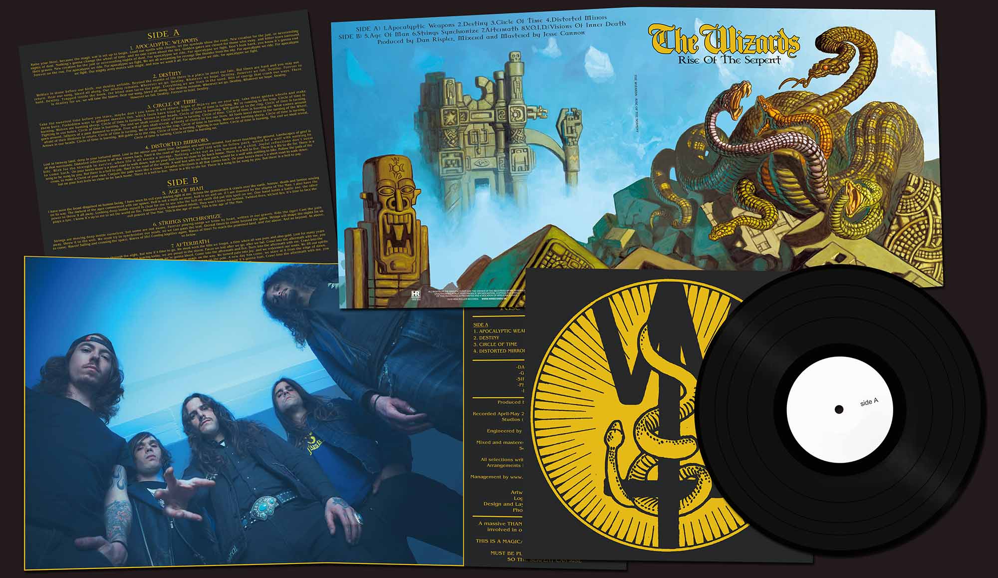 THE WIZARDS - Rise of the Serpent  LP