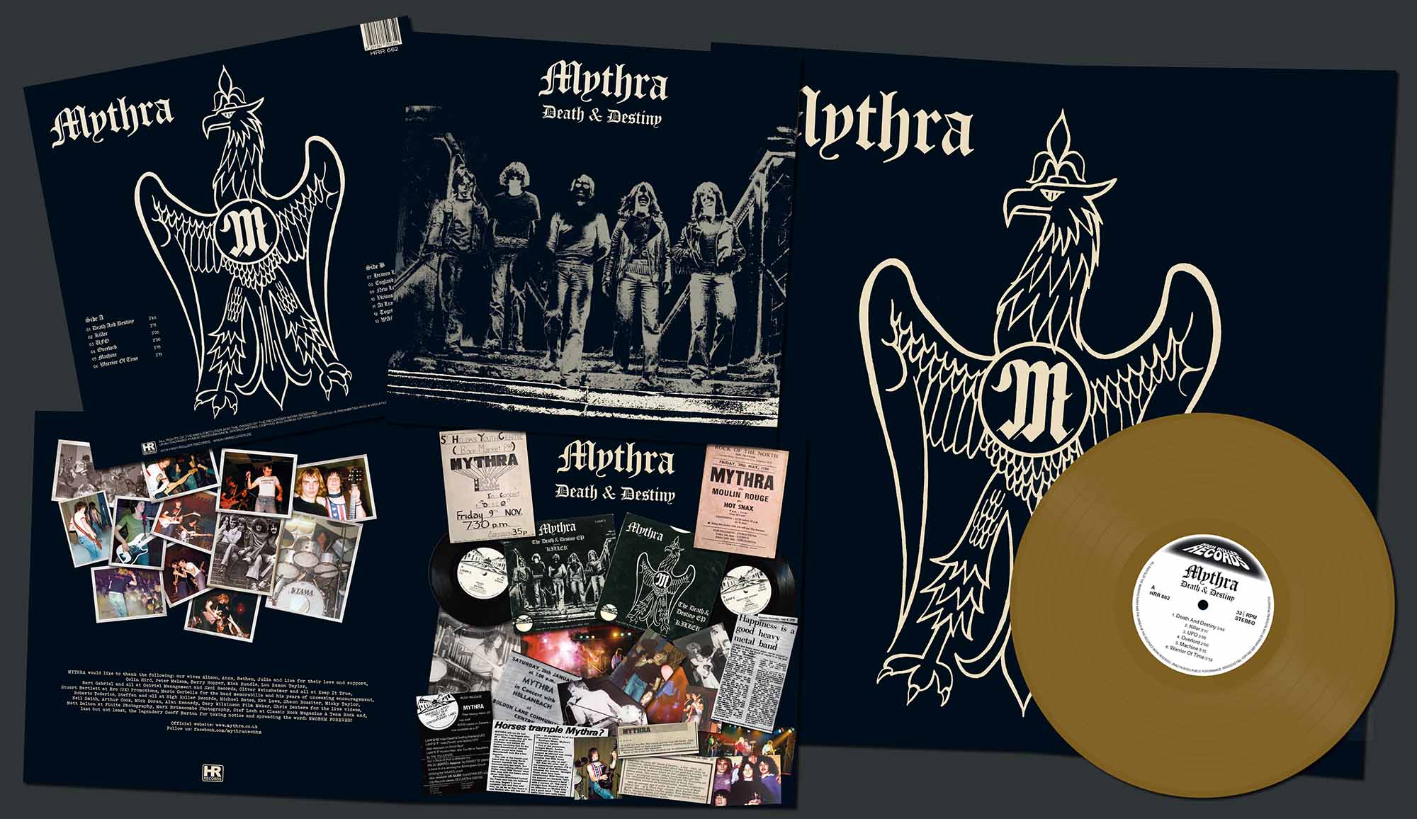 MYTHRA - Death and Destiny - 40th Anniversary  LP