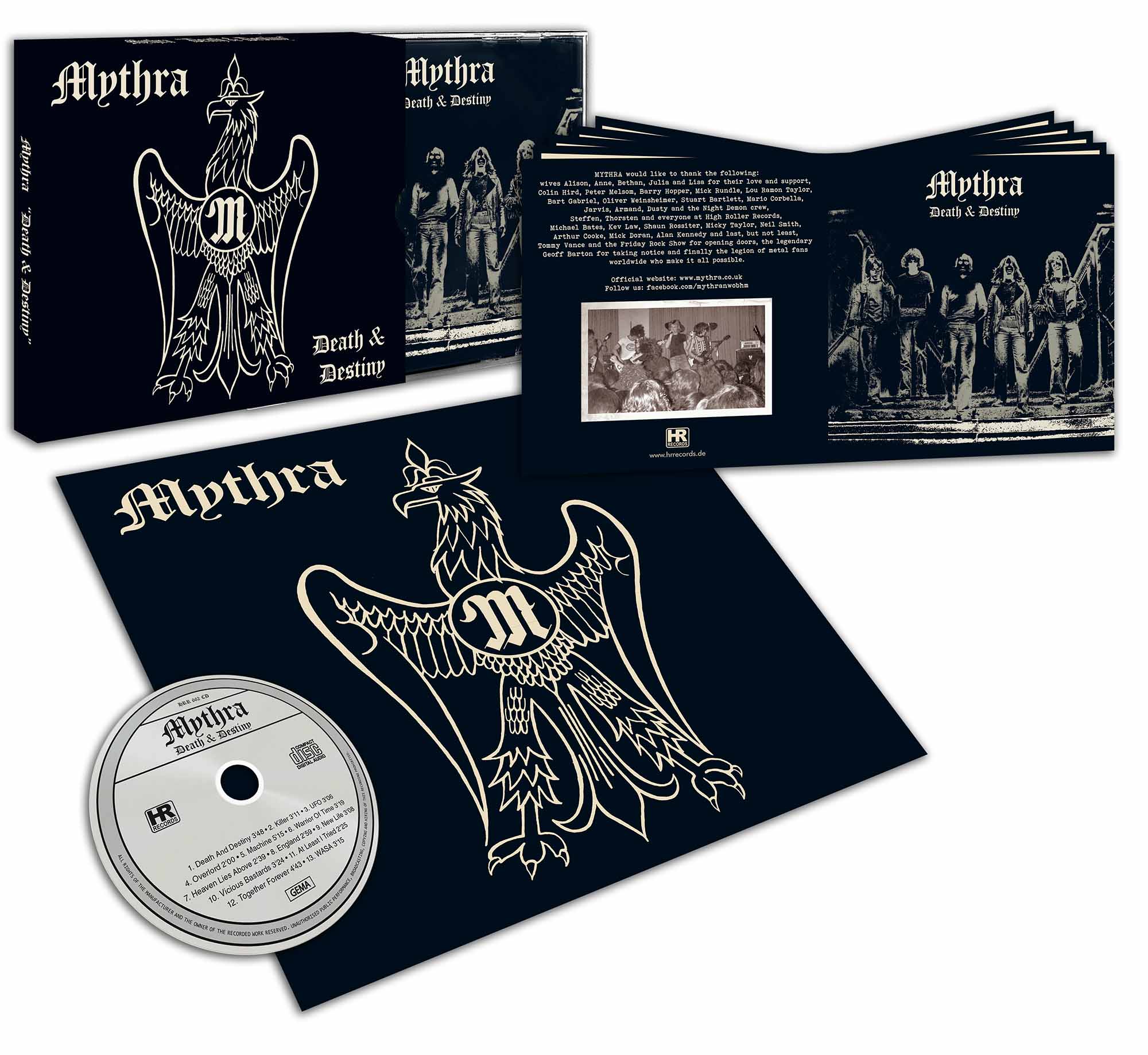 MYTHRA - Death and Destiny CD