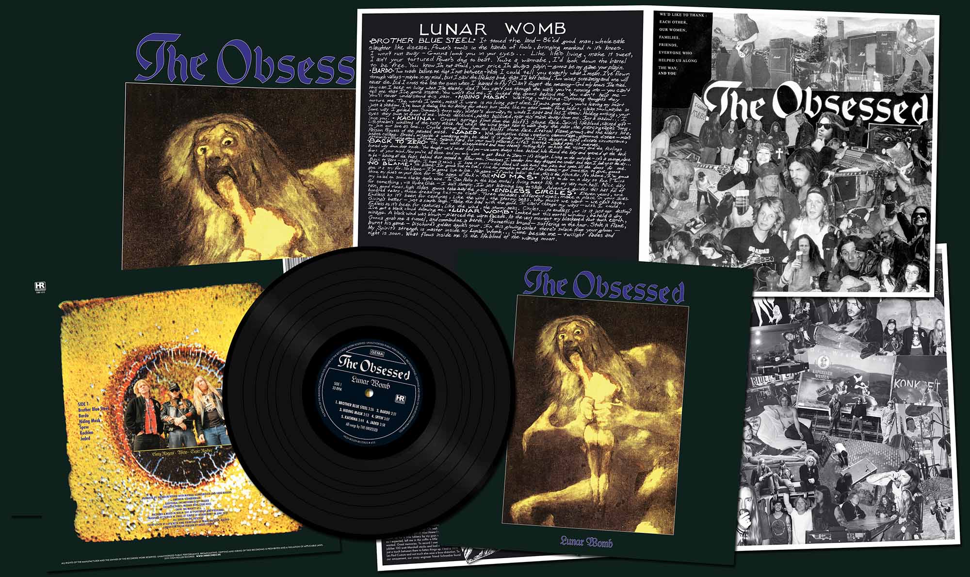 THE OBSESSED - Lunar Womb  LP