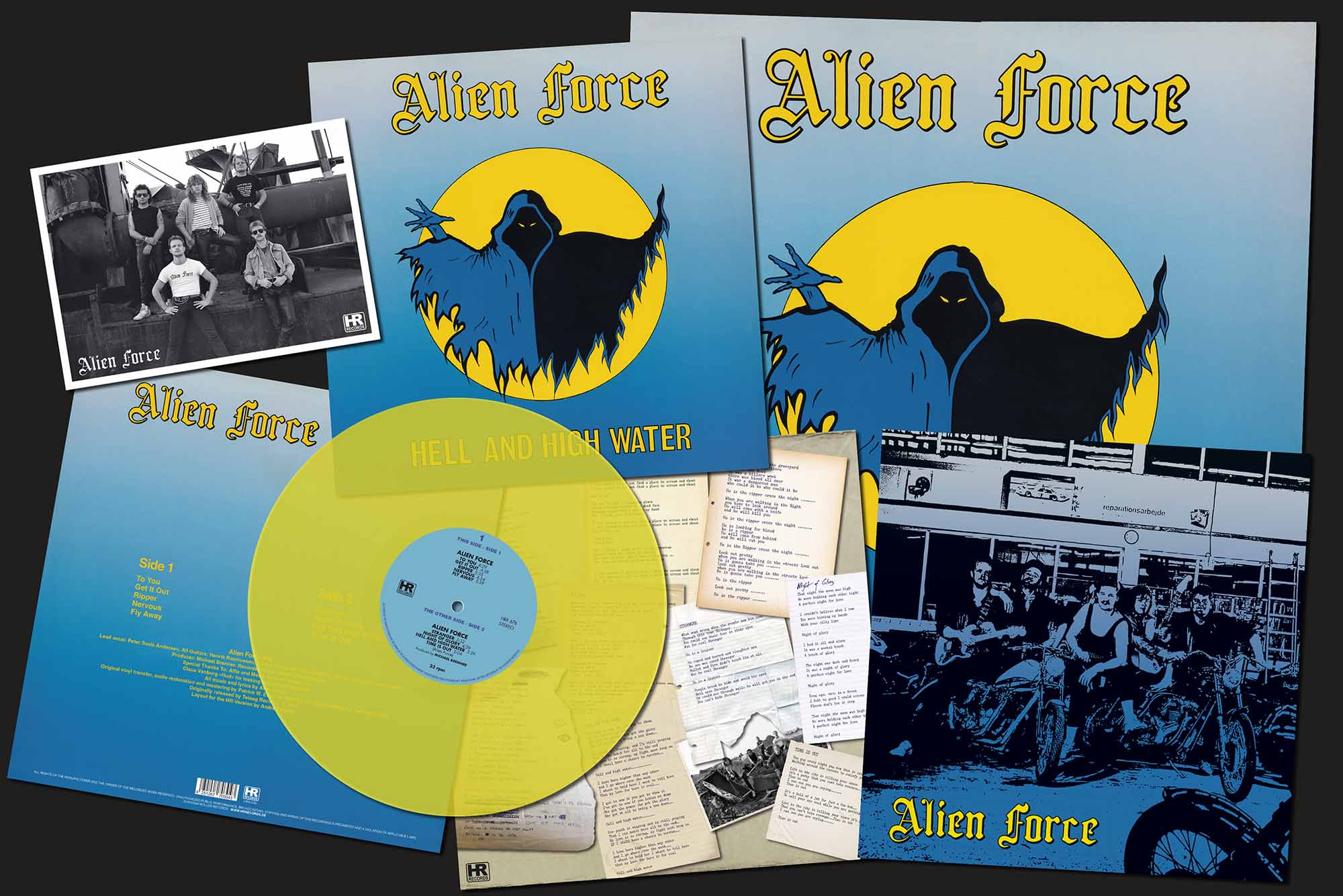 ALIEN FORCE - Hell and High Water  LP
