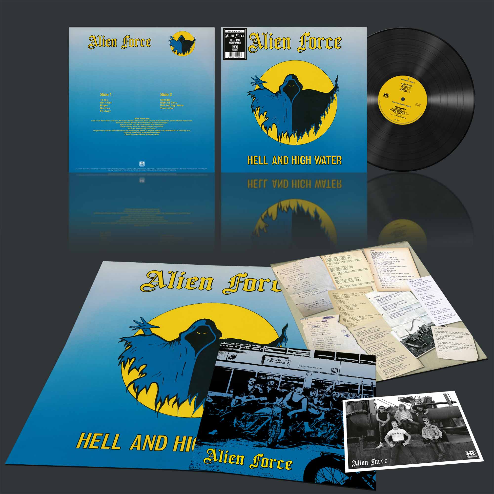 ALIEN FORCE - Hell and High Water  LP