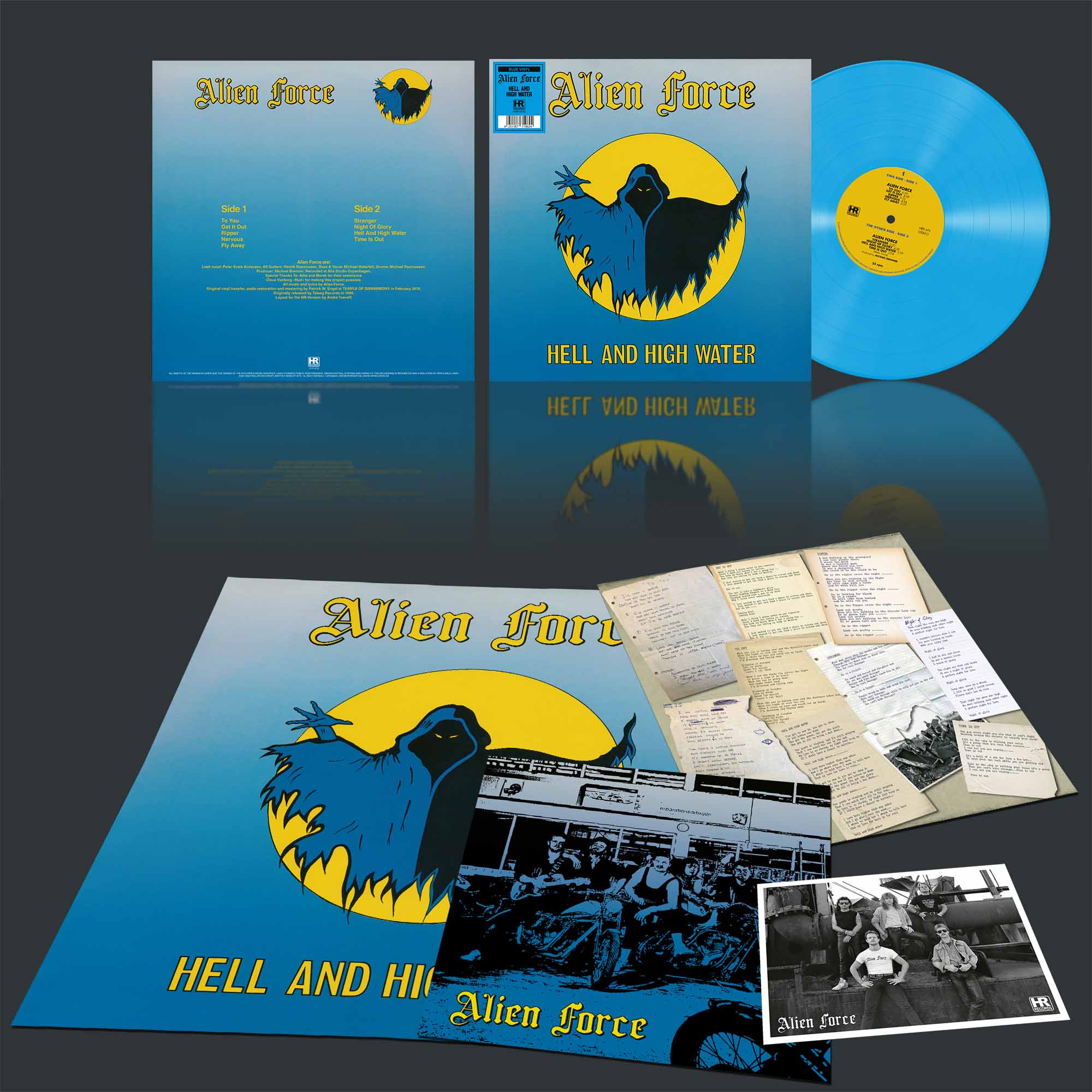 ALIEN FORCE - Hell and High Water  LP