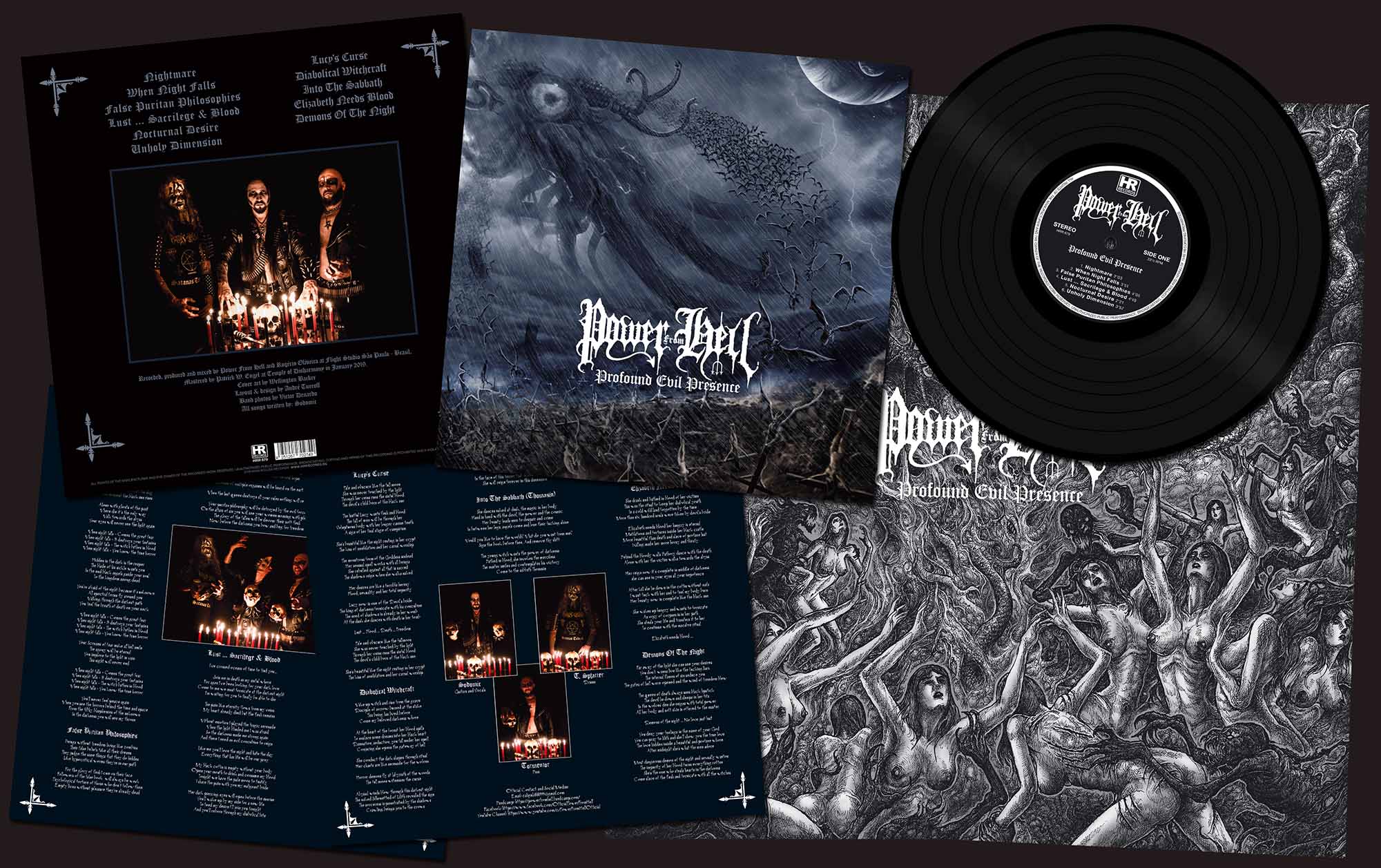 POWER FROM HELL - Profound Evil Presence  LP