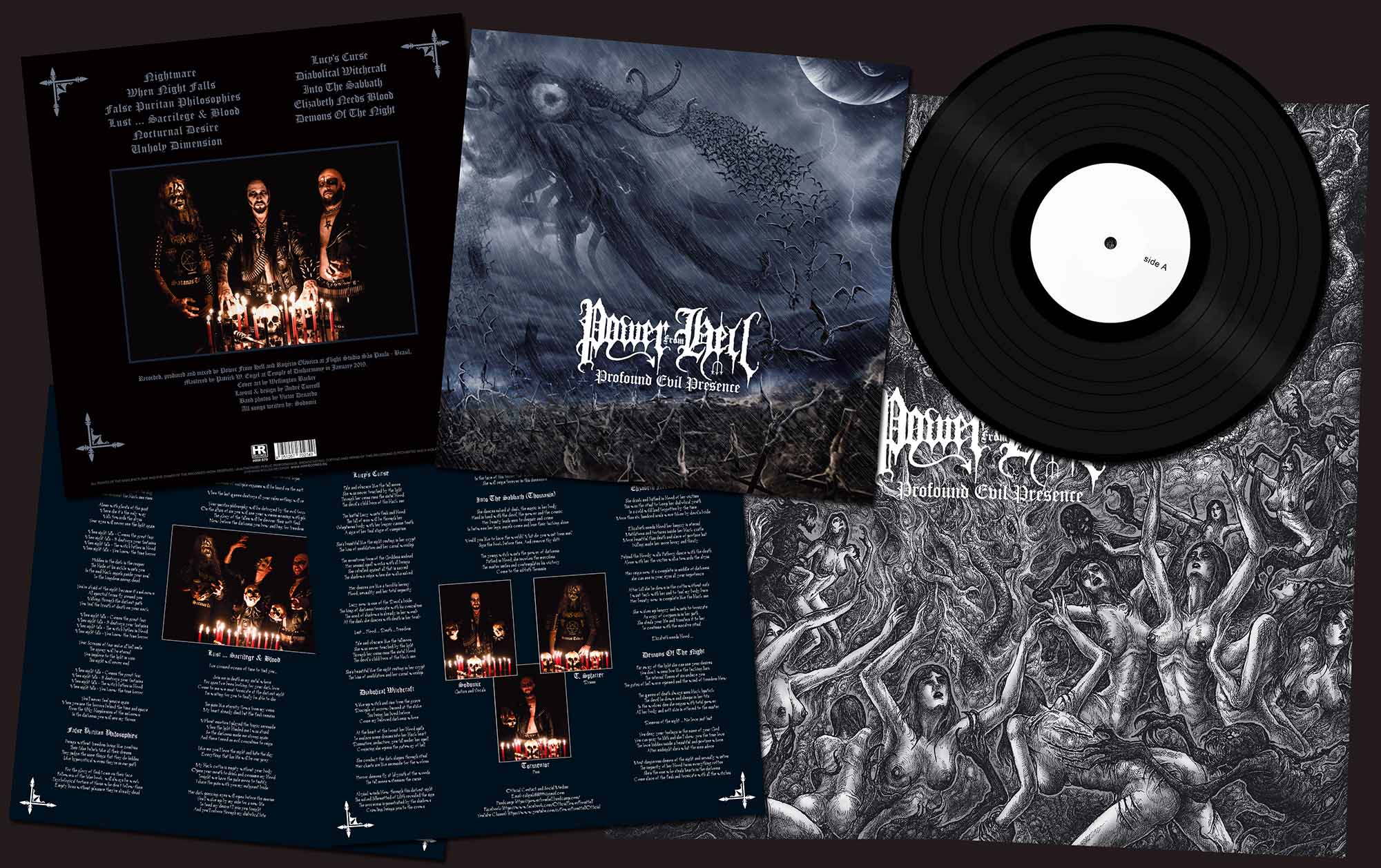 POWER FROM HELL - Profound Evil Presence  LP