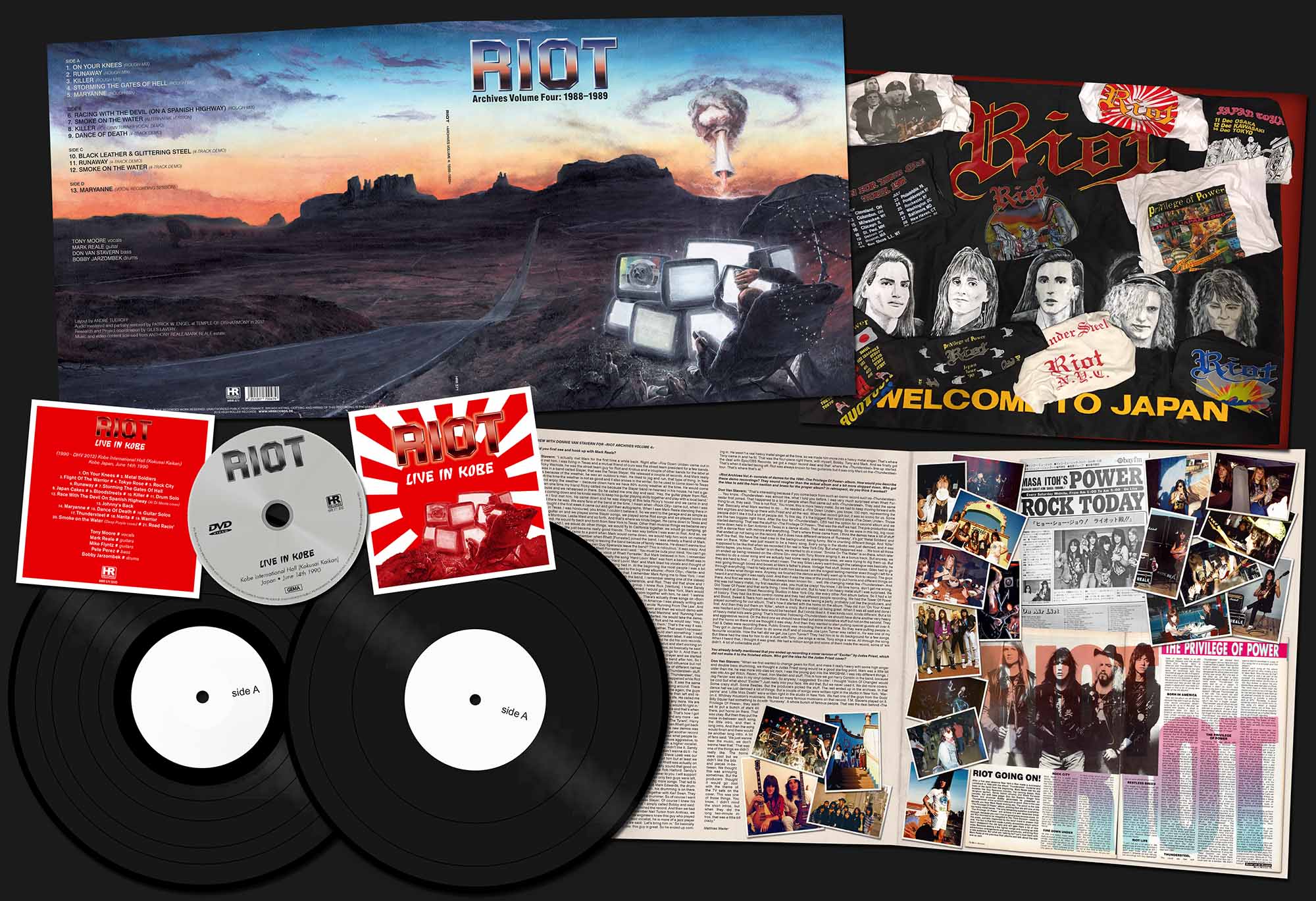 RIOT - Archives Volume 4: 1988-1989  DLP+DVD